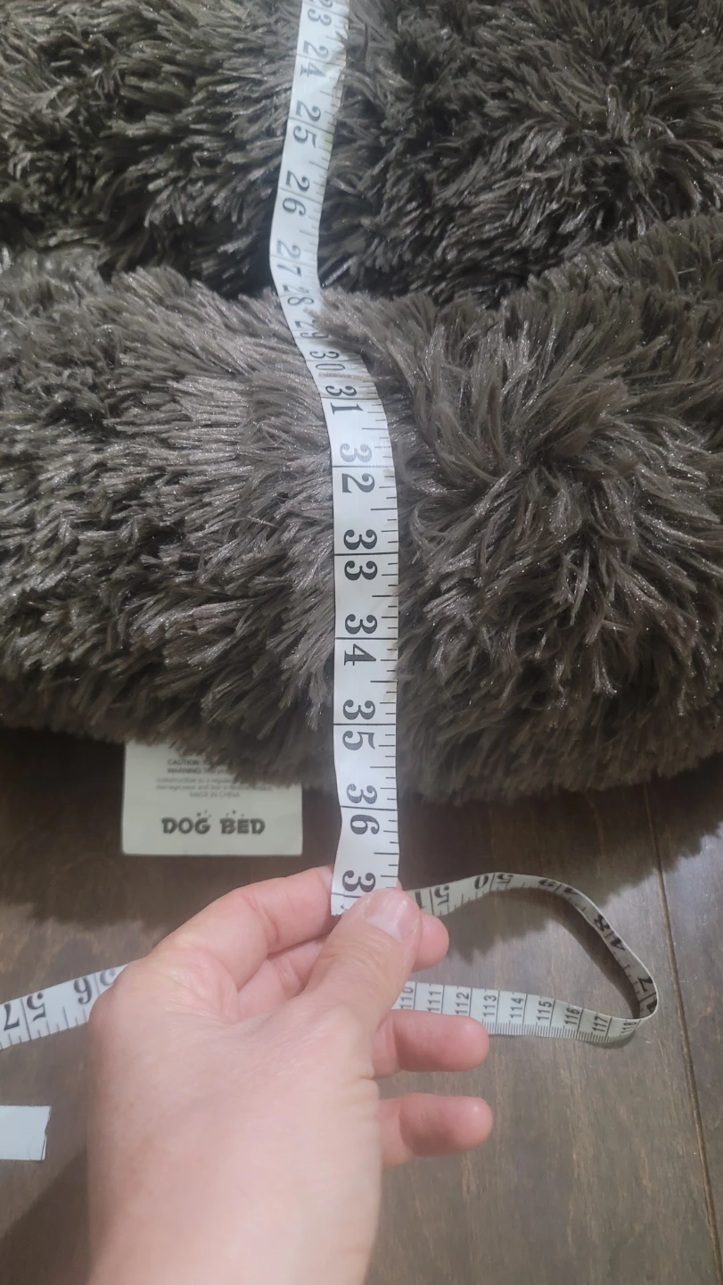 Fluffy Round Dog Bed (new never used) - photo 5