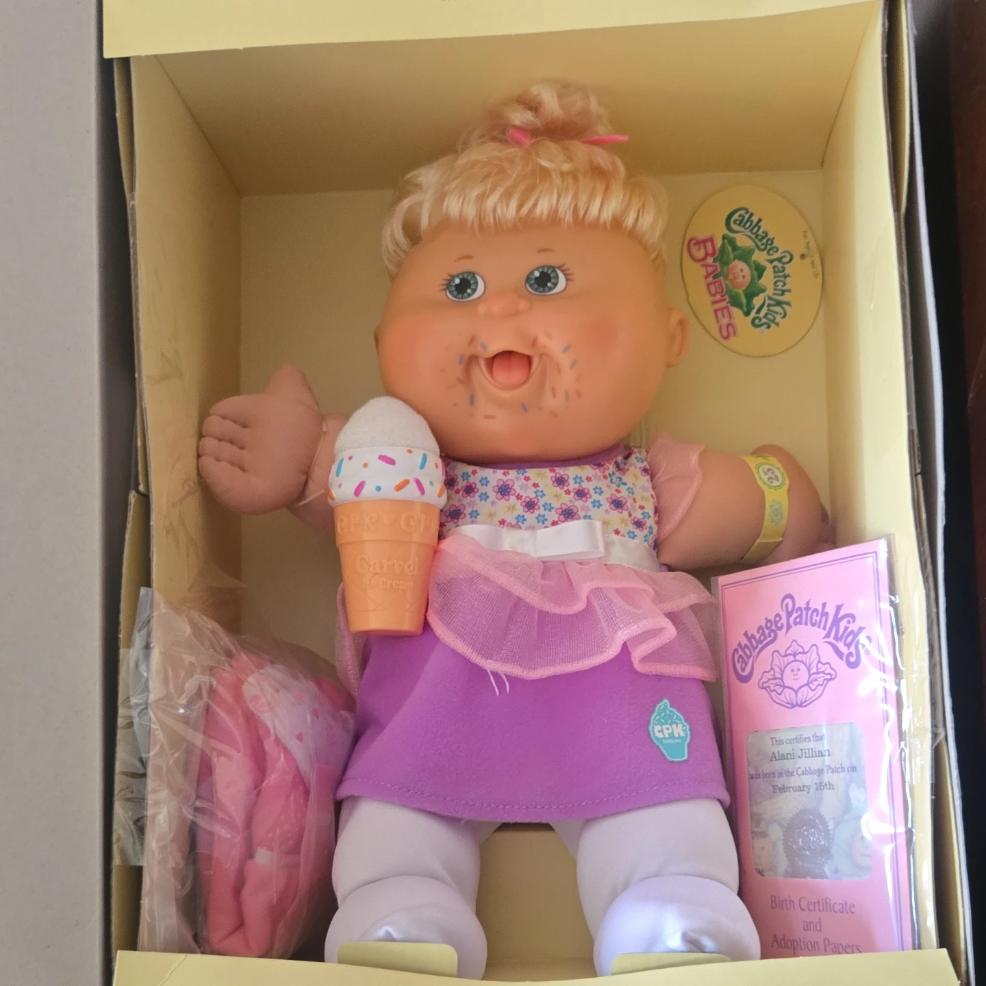 Cabbage Patch Kid Doll with Birth Certificate