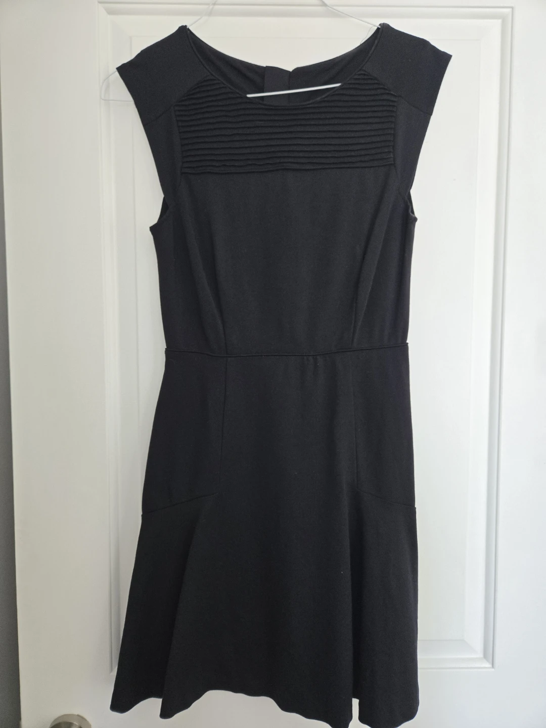 Black Sleeveless Fit and Flare Dress