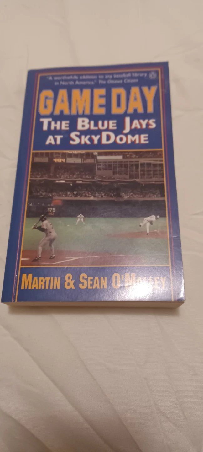 Vintage Game Day Blue Jays at Skydome Book