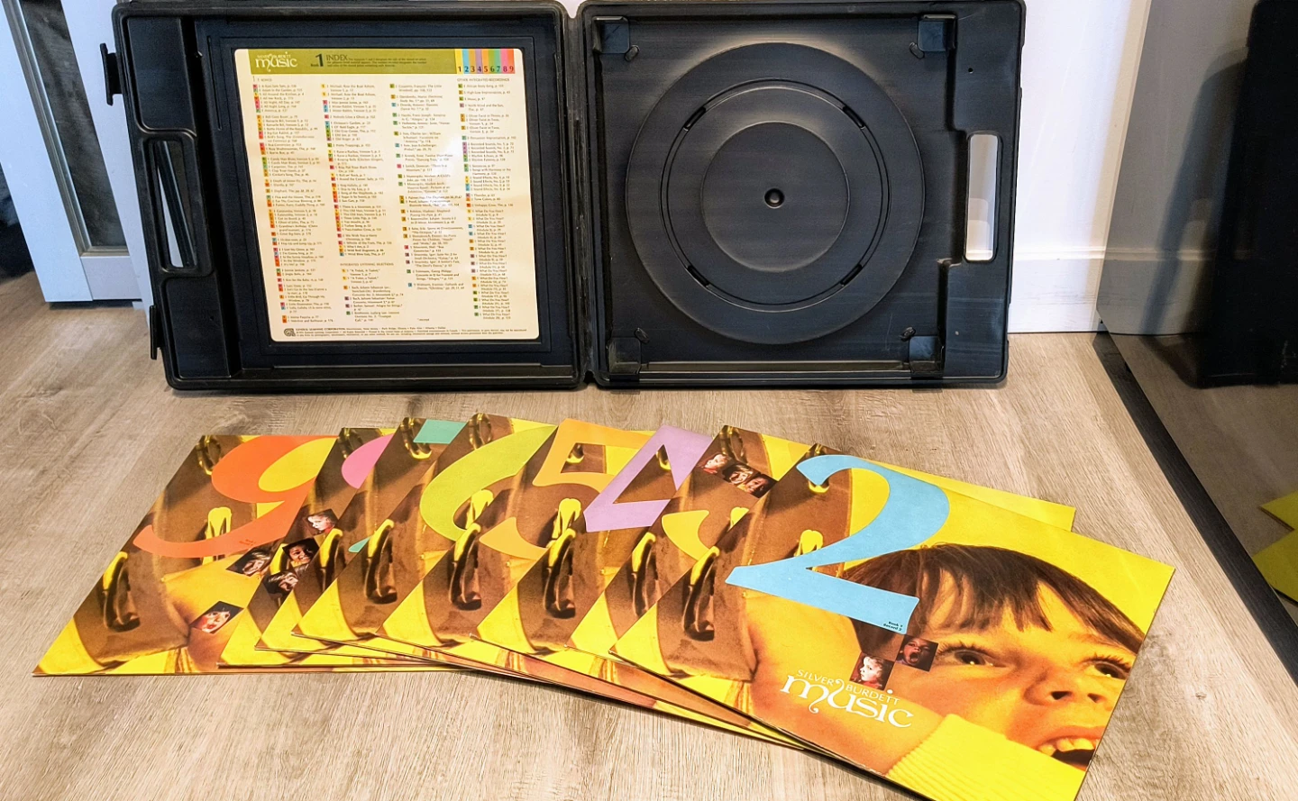 Silver Burdett Music Records Set in Case - photo 3