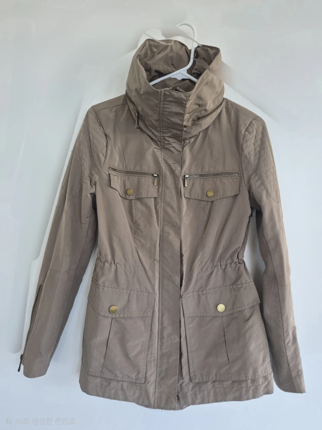 BCBG Tawny Utility Jacket with Drawstring Waist