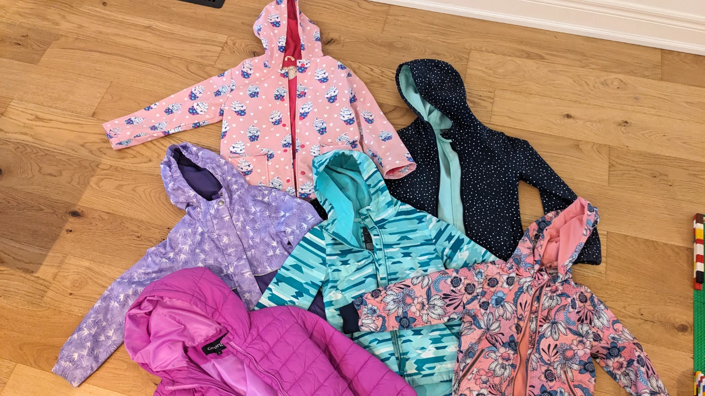 Spring jackets, size 6–8