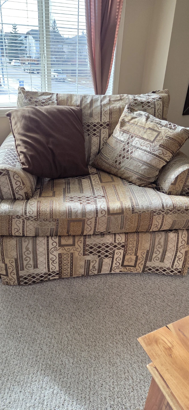 Comfy large brown sofa - photo 4