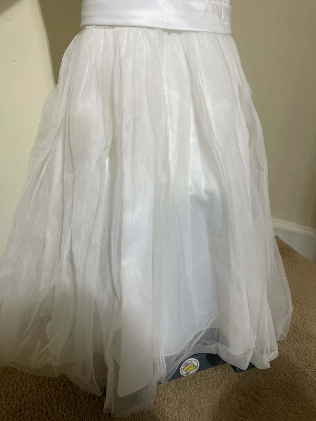 🥰 White Flower Girl Dress Size 6-9 Girls - photo 5
