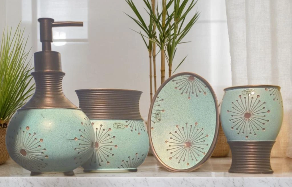 🥕Daniel's Bath 4-Piece Quality Vintage Bathroom Set 🥕 - photo 2