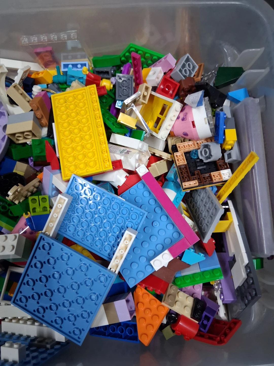 Assorted LEGO Bricks and Baseplates