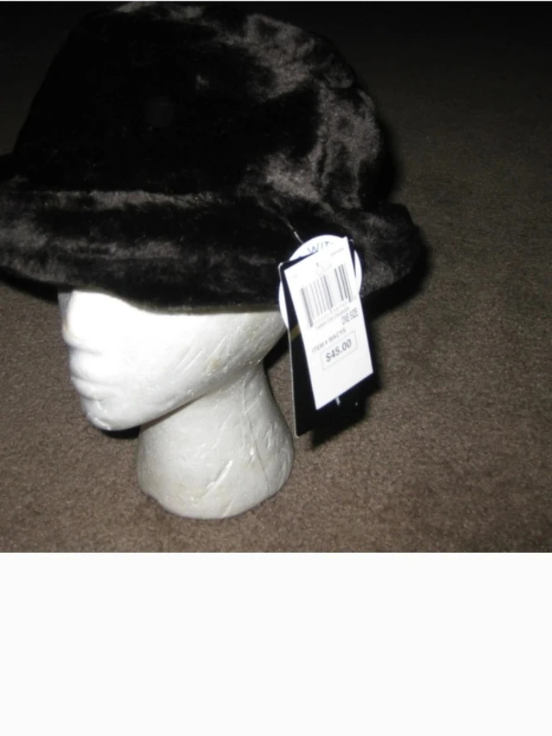 NEW w/Tags BROWN FUR-LIKE HAT, TOPPERS WOMEN RETAIL $48 - photo 2