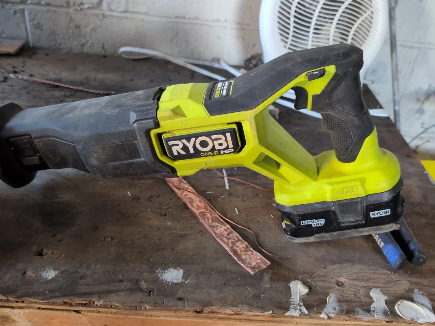 Ryobi ONE+ HP Brushless Reciprocating Saw. 2 batteries inc.