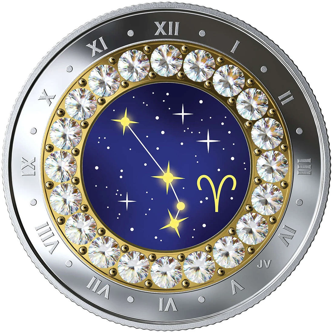 Zodiac Aries Pure Silver Coin 2019 $5 - photo 2