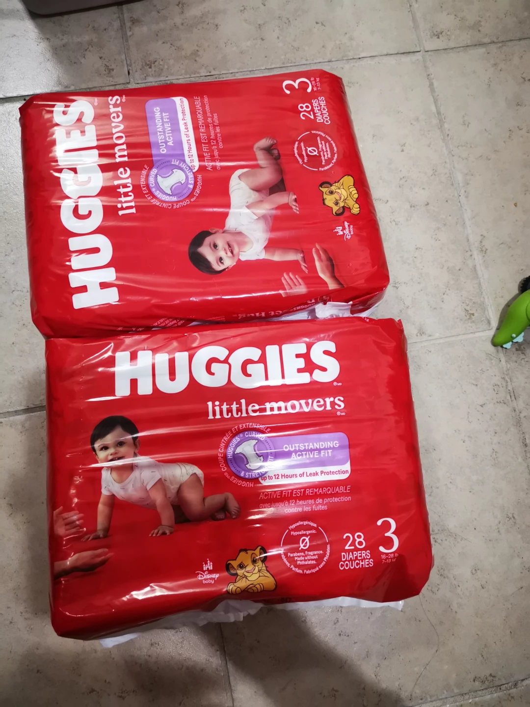 Huggies Little Movers Diapers Size 3 - 2 x 28 Count
