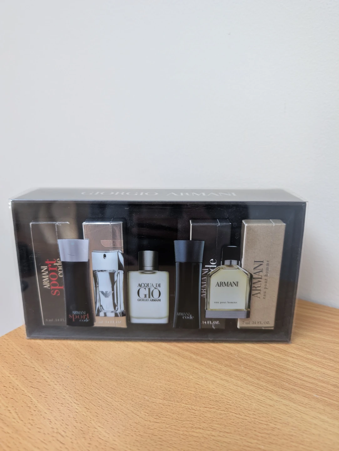 🧡Giorgio Armani Fragrance mini Set for Men - one is missing