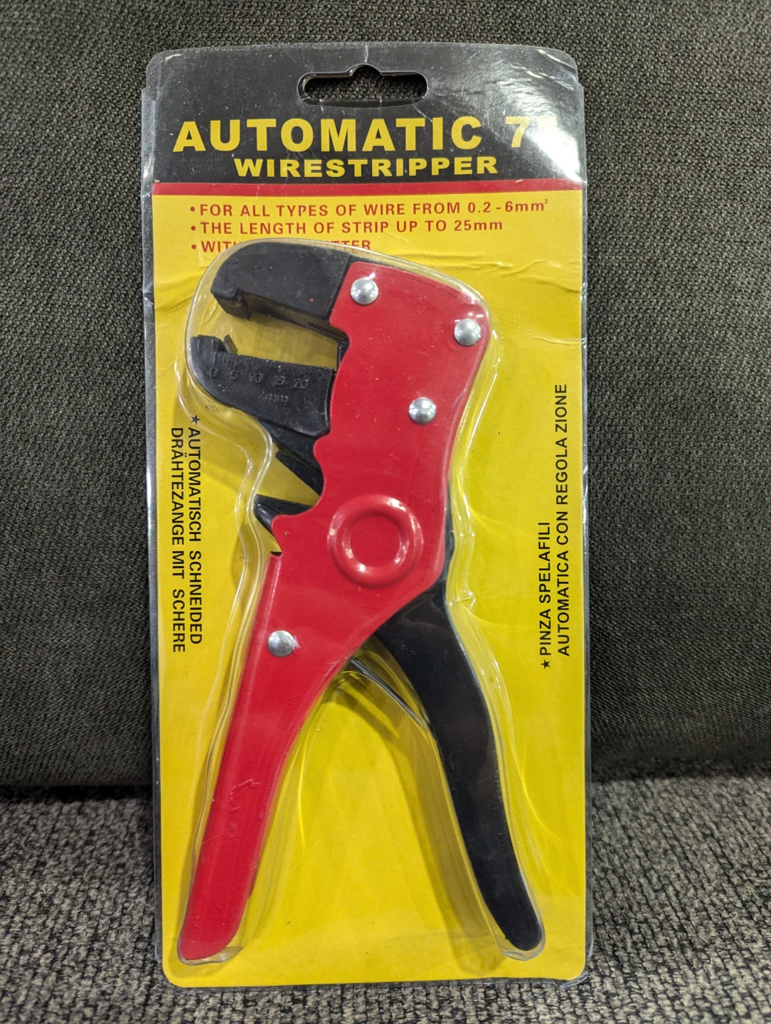 NIP - Automatic 7" Wirestripper with Cable Cutter