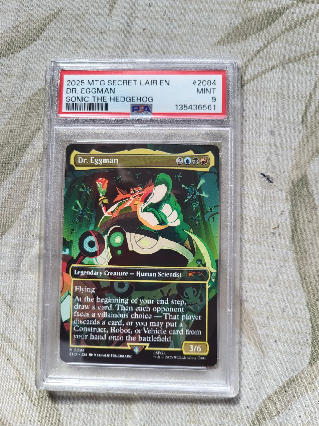 Magic Dr. Eggman Sonic the Hedgehog Secret Lair Card