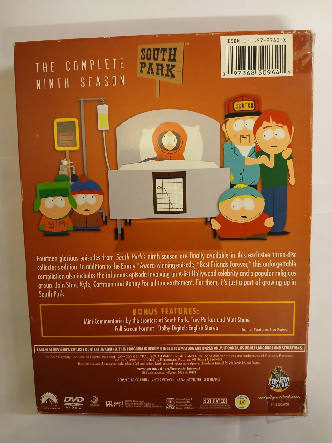 South Park The Complete Ninth Season DVD Box Set - photo 2