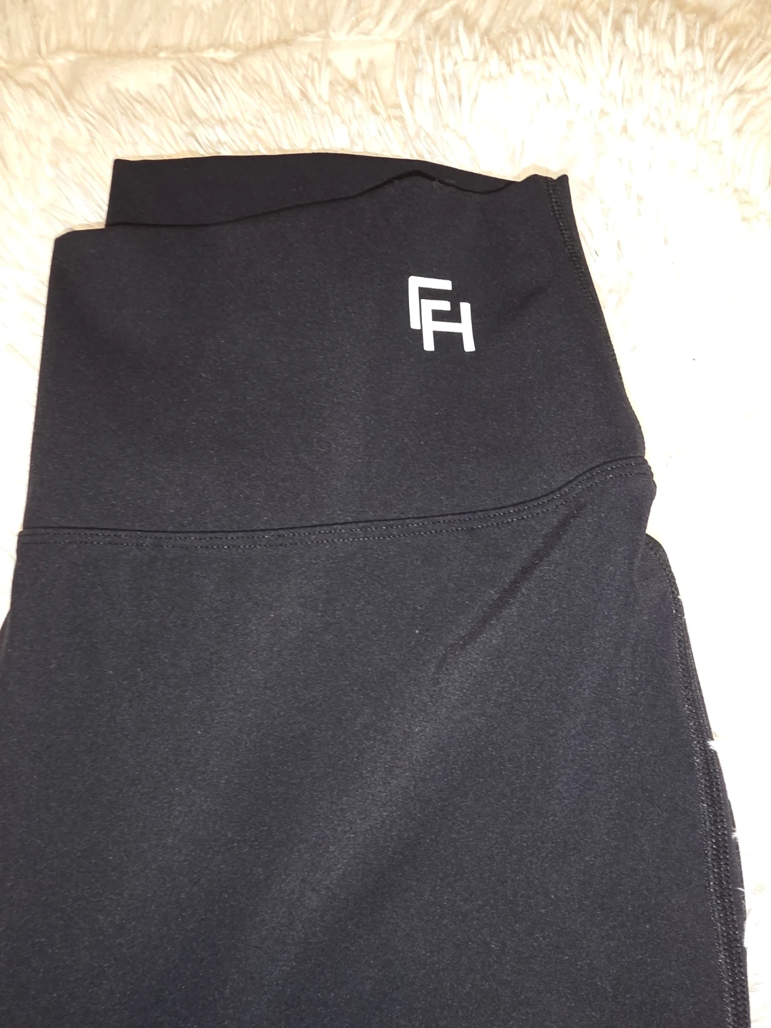 FIRST HEALTH APPAREL Black Flated High-Waisted Leggings