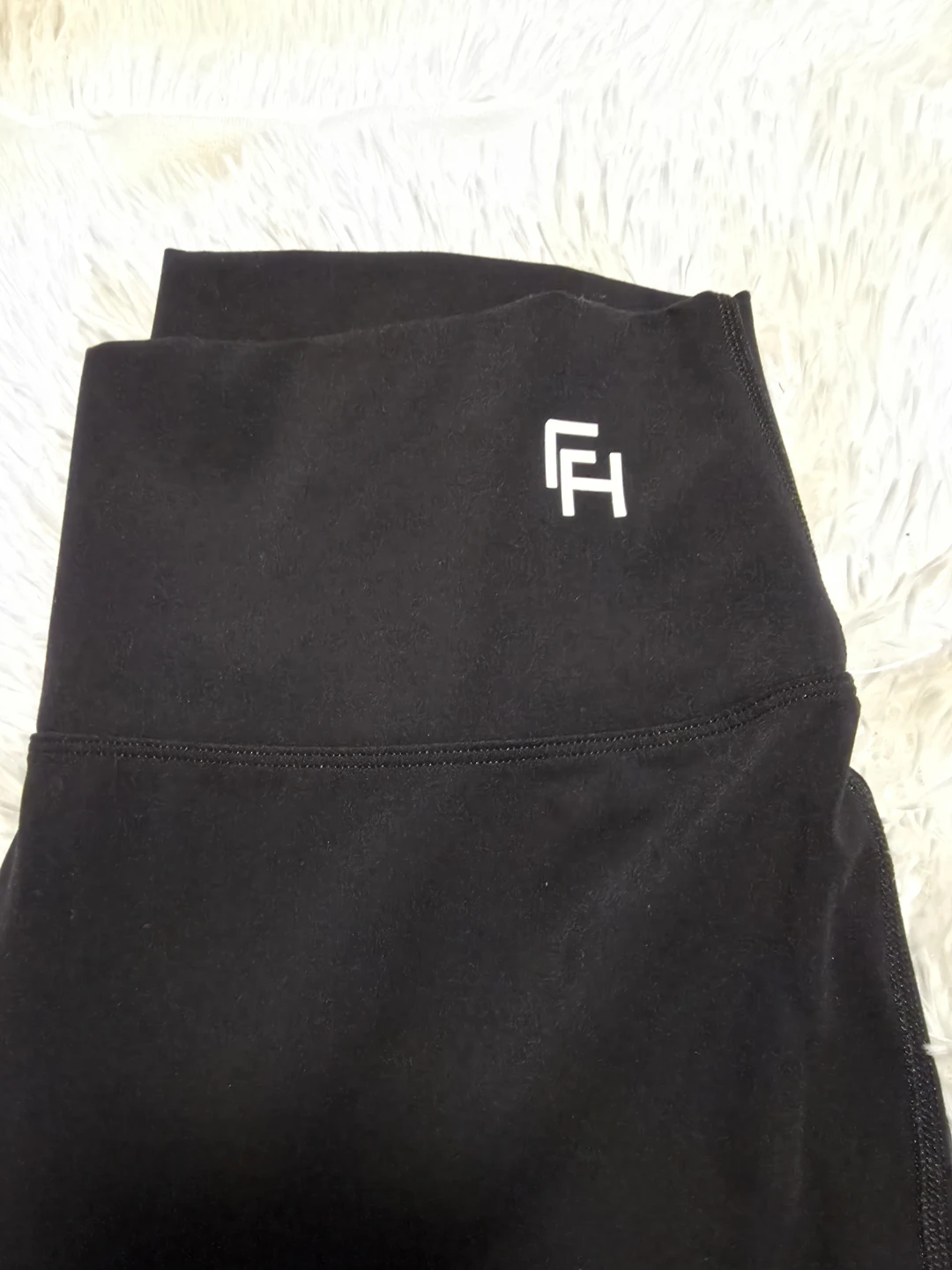 FIRST HEALTH APPAREL Black Flated High-Waisted Leggings - photo 2
