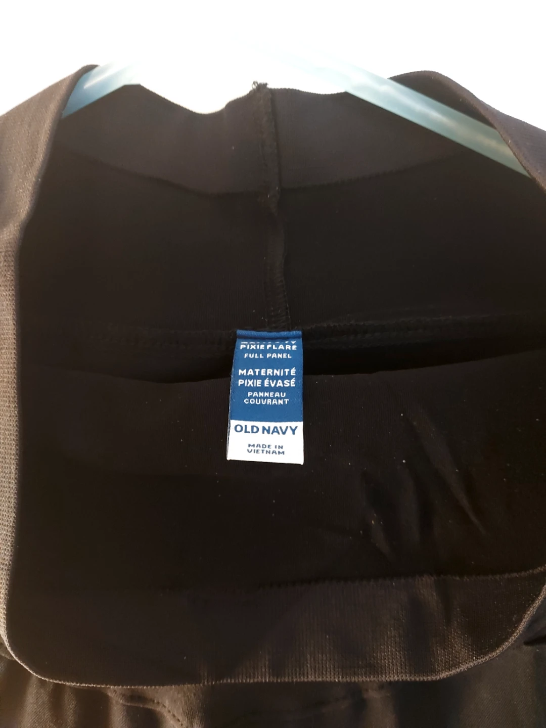 Old Navy Black Pixie Flare Maternity Pants Size 10 - photo 4