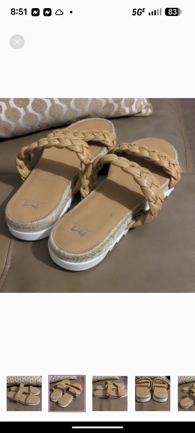 MARC FISHER JAIMEE ESPADRILLE SLIDE SANDAL - photo 2