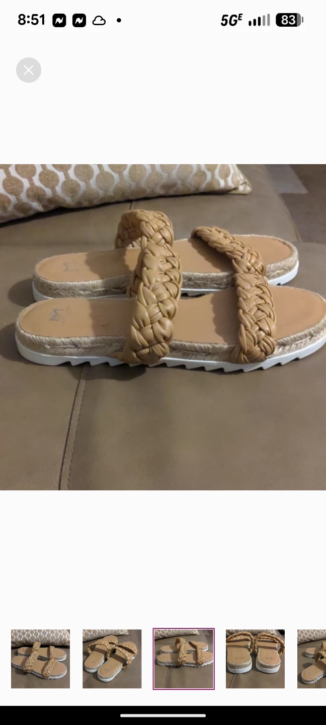 MARC FISHER JAIMEE ESPADRILLE SLIDE SANDAL - photo 3