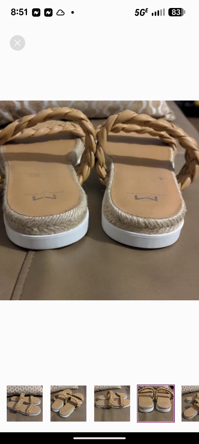 MARC FISHER JAIMEE ESPADRILLE SLIDE SANDAL - photo 4