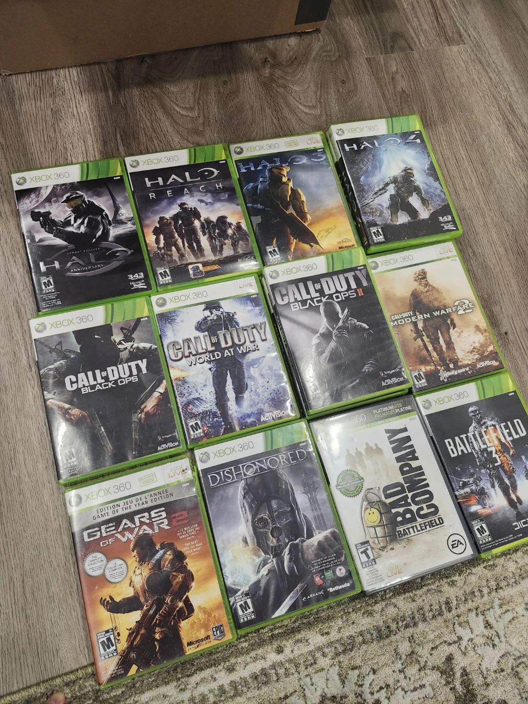 Xbox 360 Video Game Lot