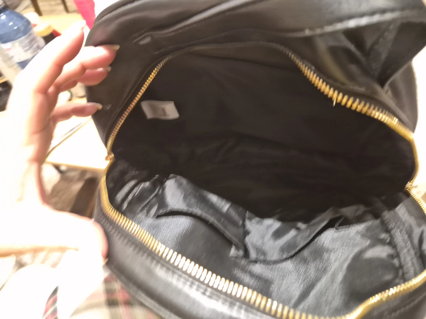 Harrods Black Embroidered Floral Mini Backpack - photo 4