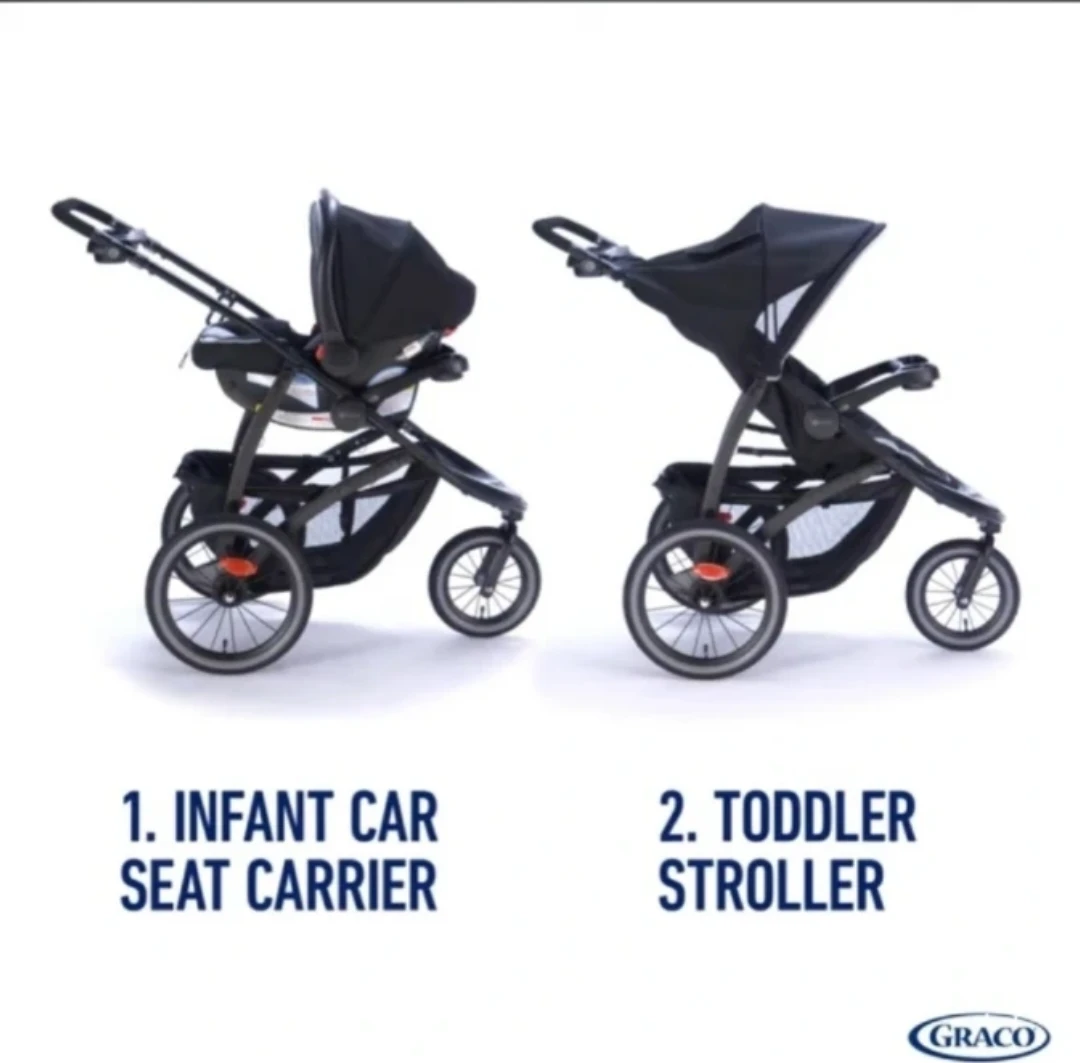 Graco Jogging Stroller - Black - photo 5