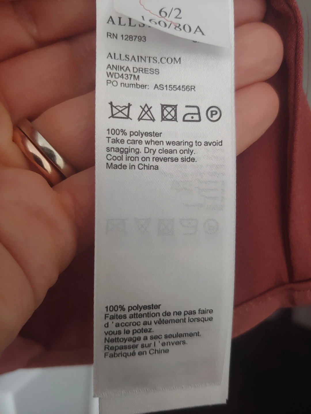 AllSaints Anika Dress  - Size 2 - photo 4