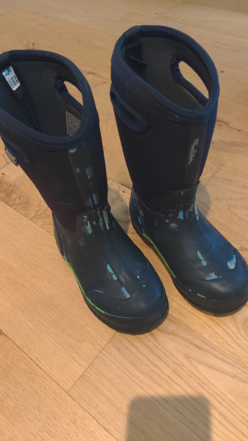 Bogs "Paint Splat" Youth Waterproof Boots, size 1