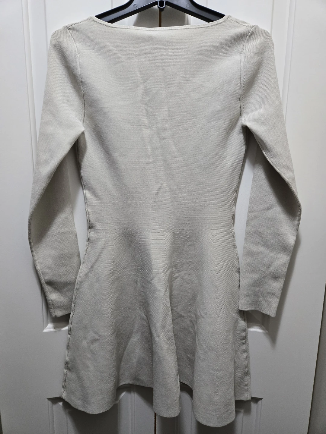Babaton Knit Mini Dress - Beige, Size M - photo 3