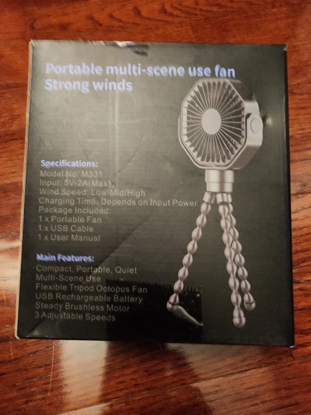 Portable Multi-Scene Use Fan with Flexible Tripod - photo 2
