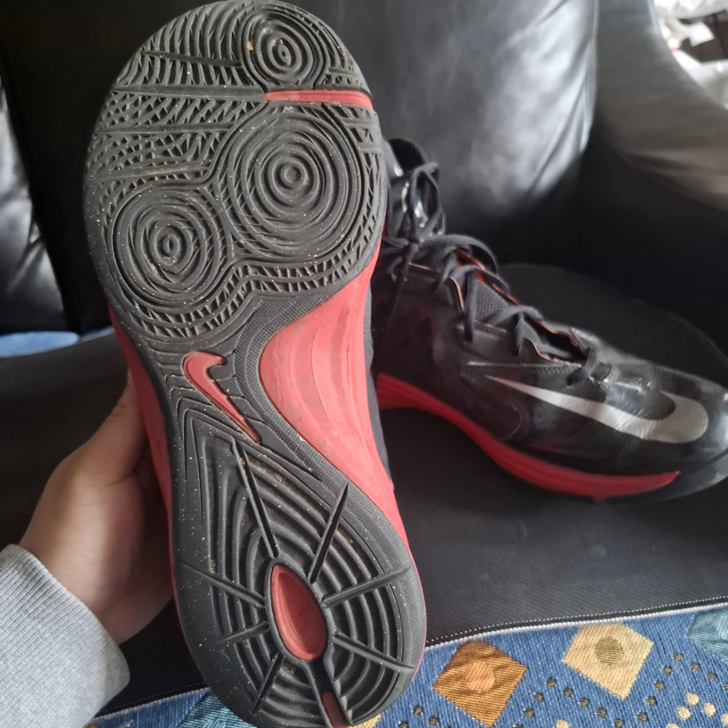 Nike Basketball Shoes - Black/Red Size 13 - photo 5
