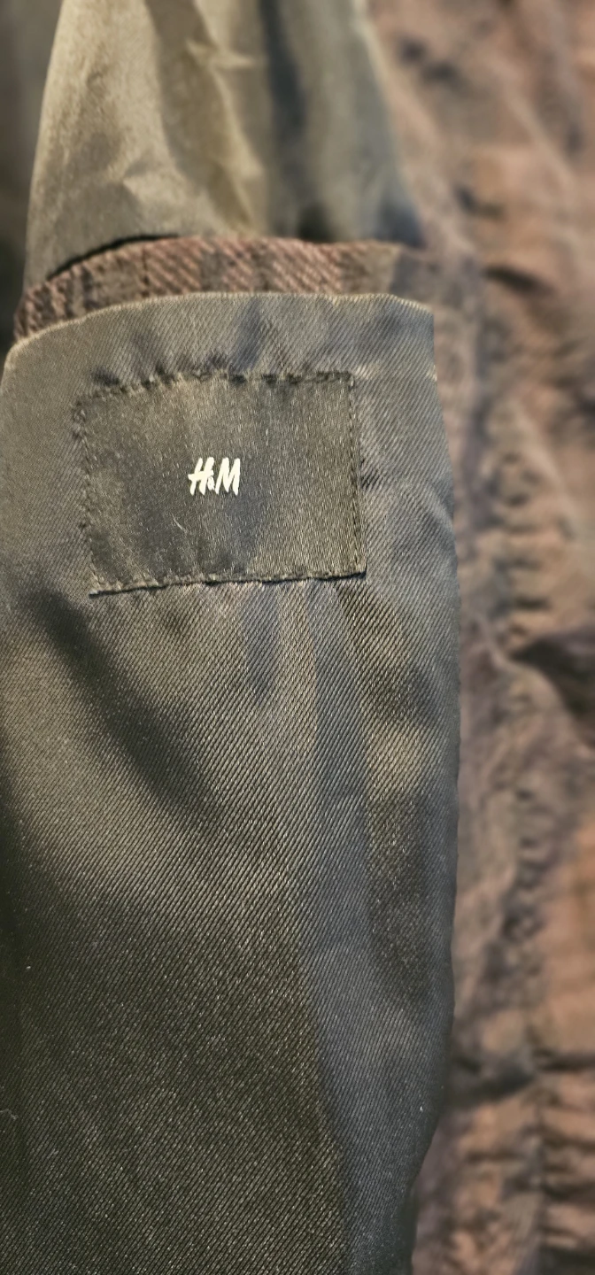 H&M Plaid Trench Coat XL - photo 2