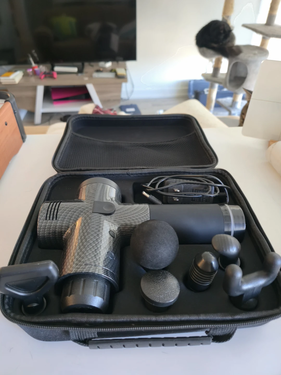 Massage Gun with Attachments and Case - photo 4