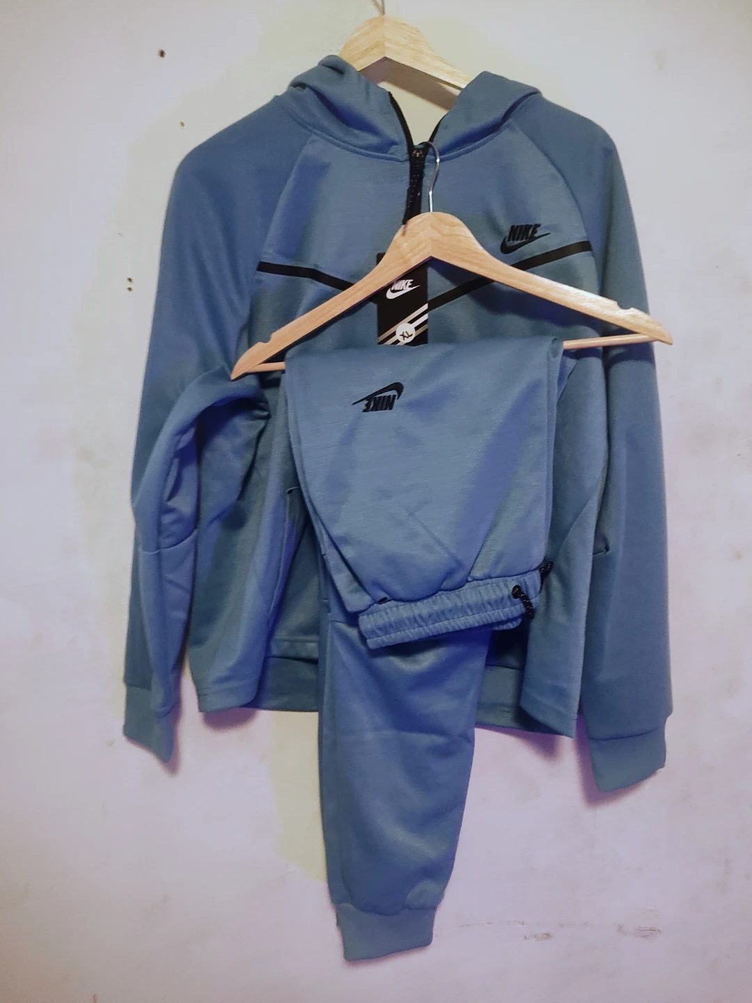Nike Tech Fleece tracksuit - Blue - Size XL