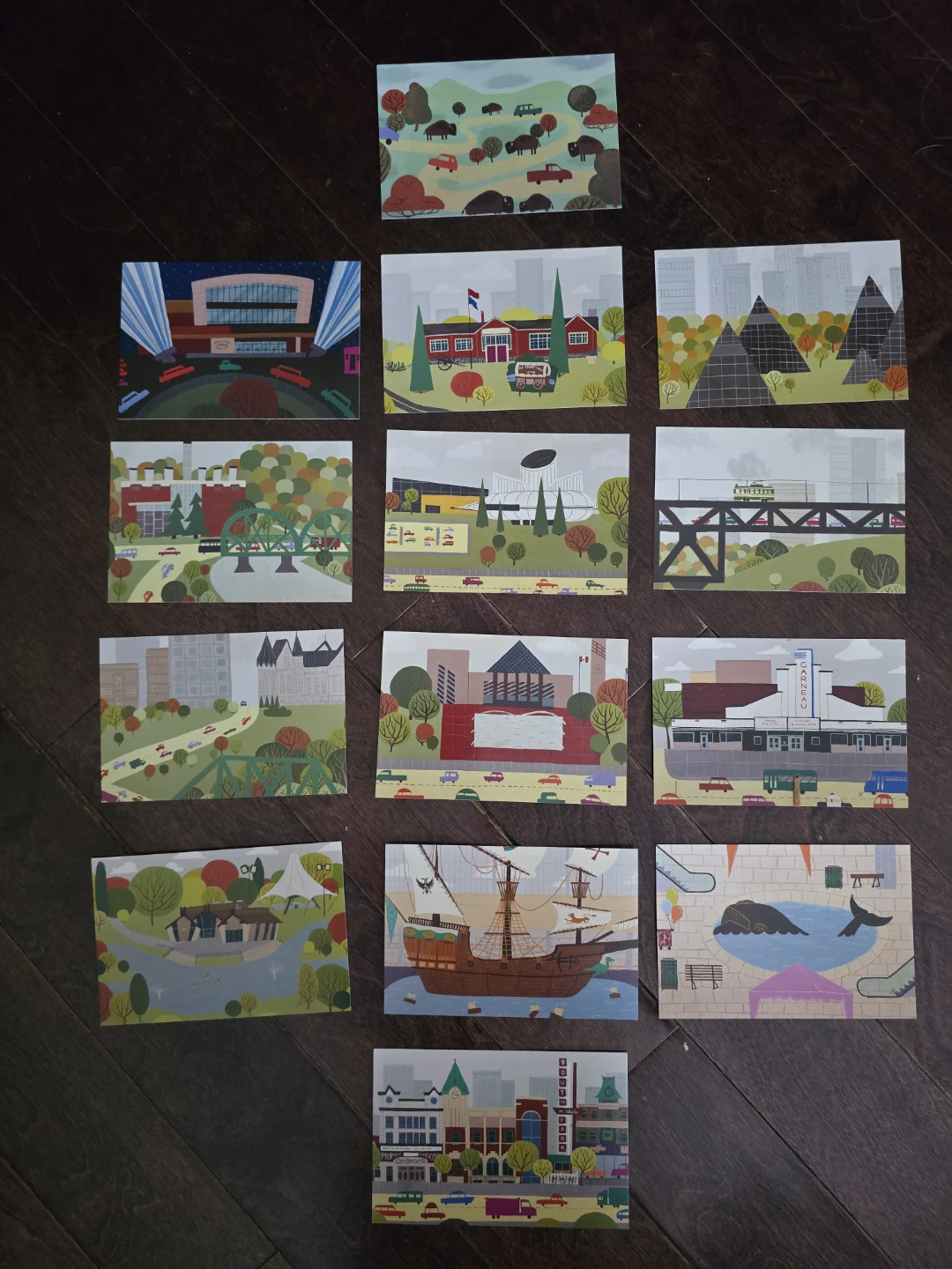 🥕Jason Blower Edmonton Iconic Scenes: Set of 14