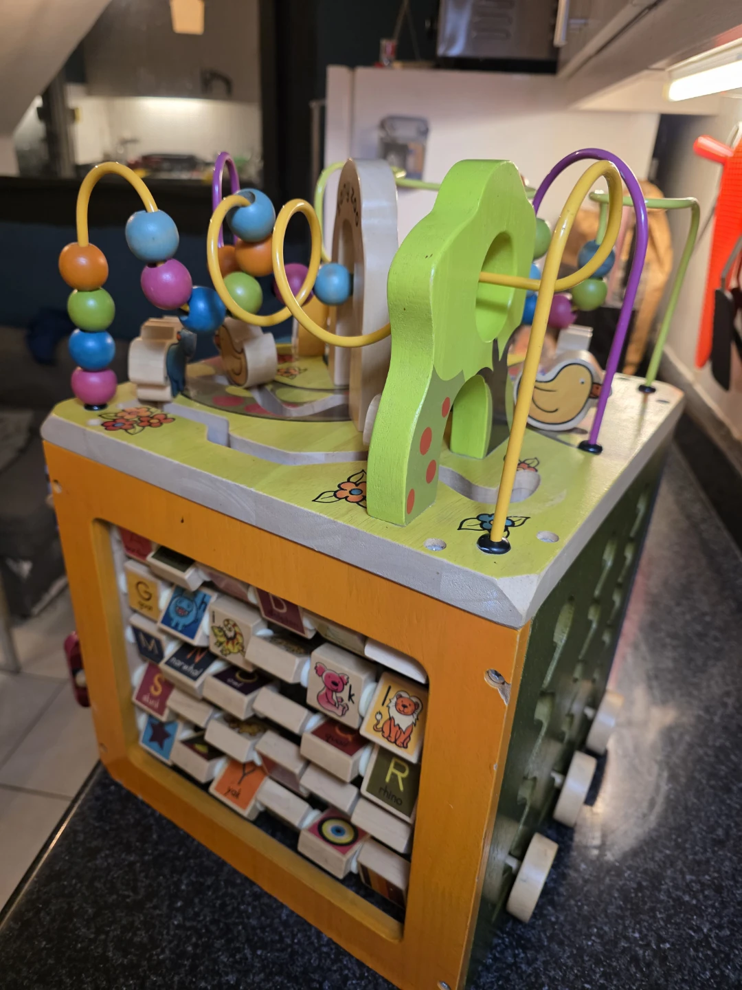 Zany Zoo Wooden Activity Cube Toy - photo 2