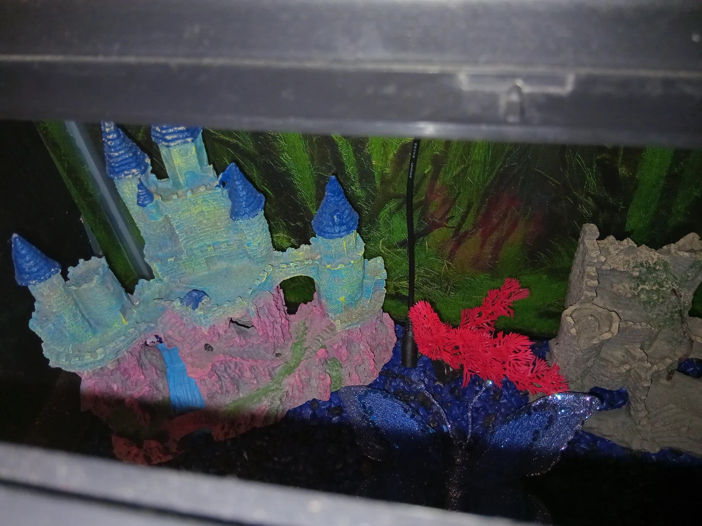 Aquarium + Decor Set - Castle, filters, heater included - photo 2