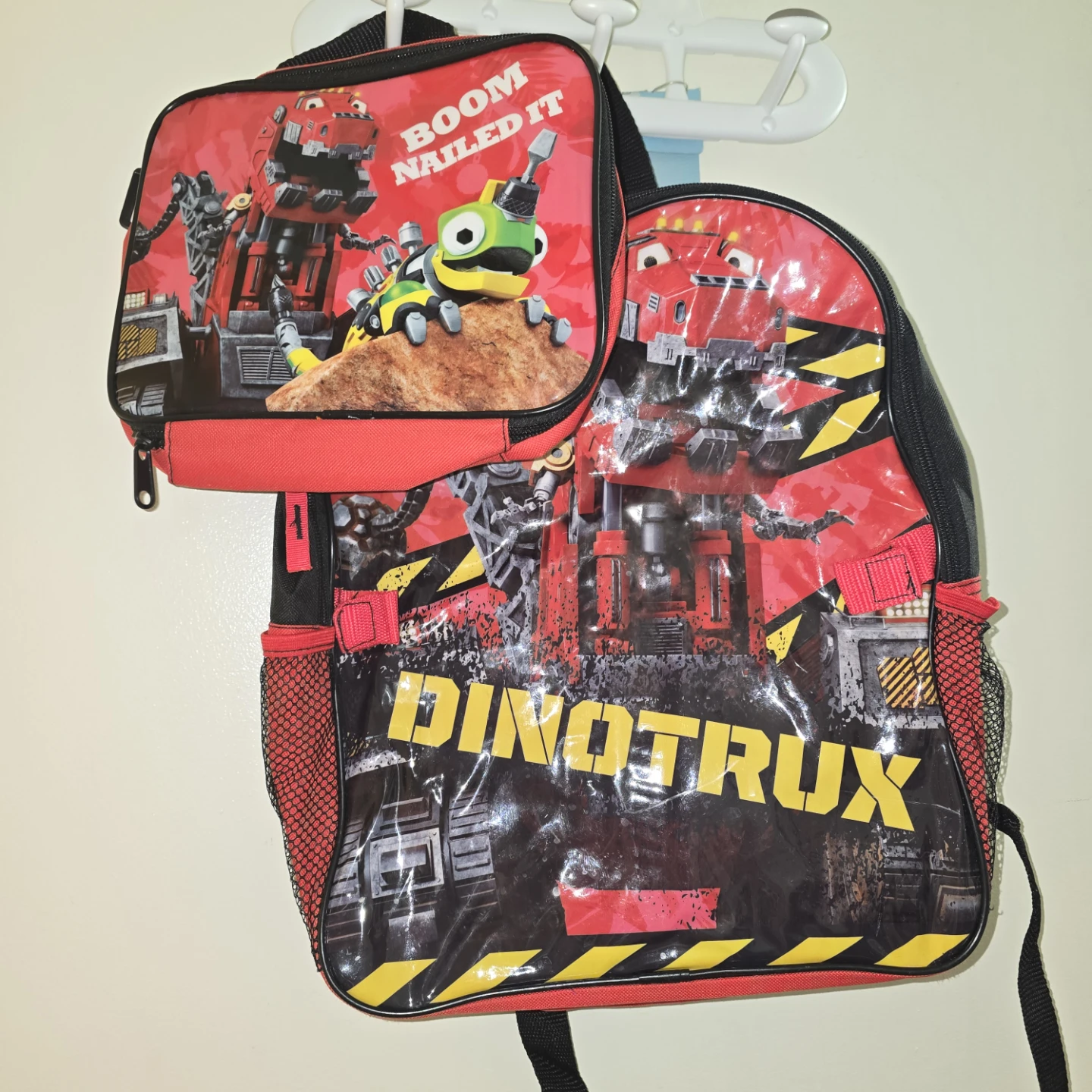 New: Dinotrux Backpack and Lunch Bag Set