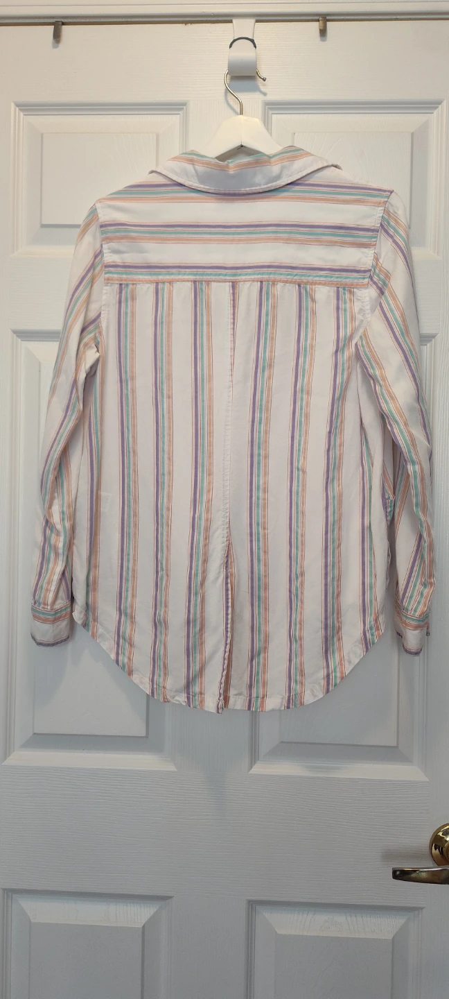 Standard Grace Striped Collared Pullover Shirt - photo 2