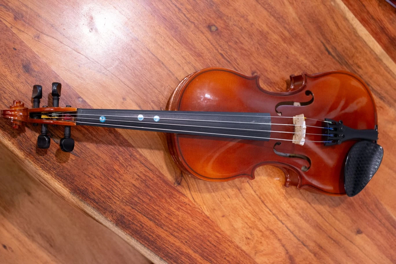Schonenbach 220 violin 1/2 size with hard case and Bow - photo 4