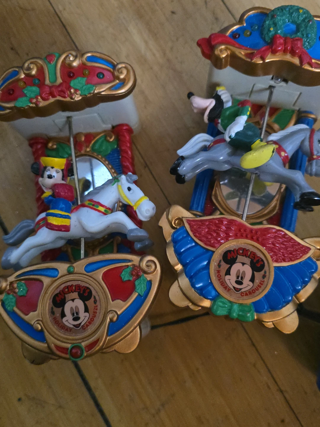 Mickey & Friends Holiday Carousel Musical Light-Up Decor