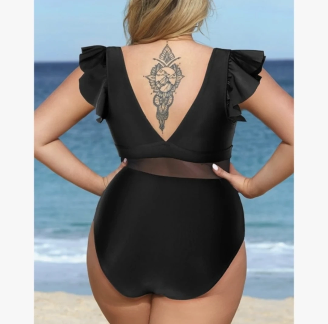 CUPSHE | ruffled and mesh one piece - photo 2
