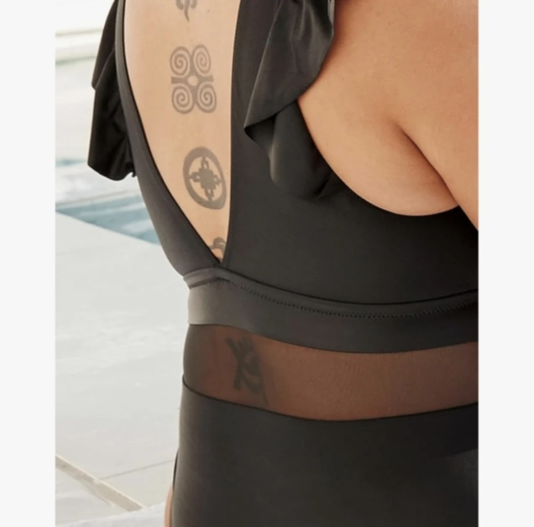 CUPSHE | ruffled and mesh one piece - photo 3