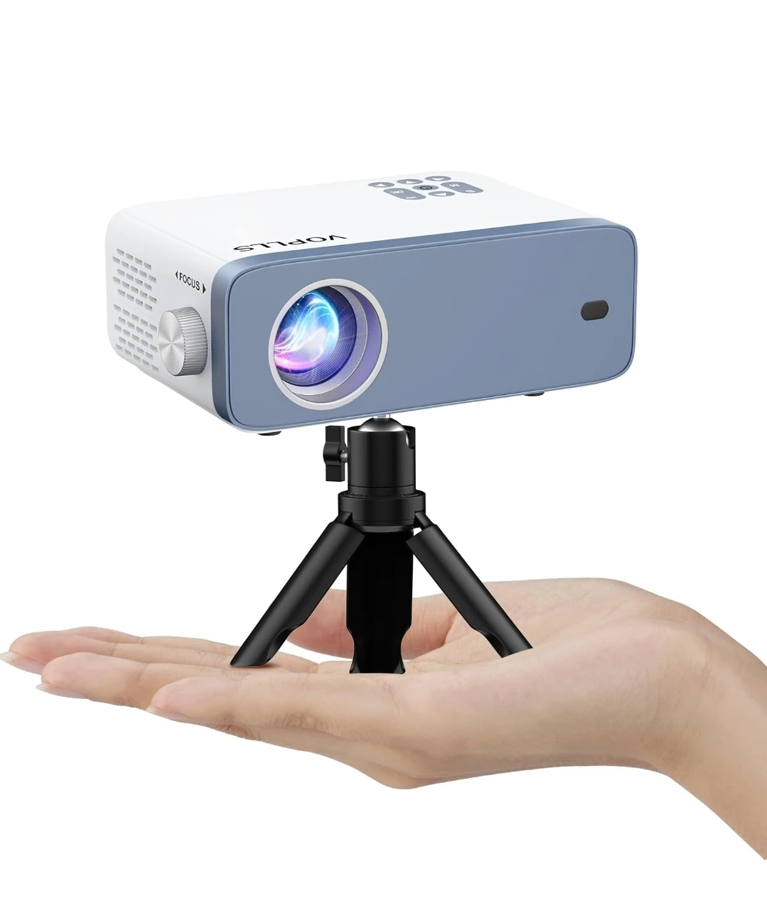 Voplus Mini Projector with Tripod
