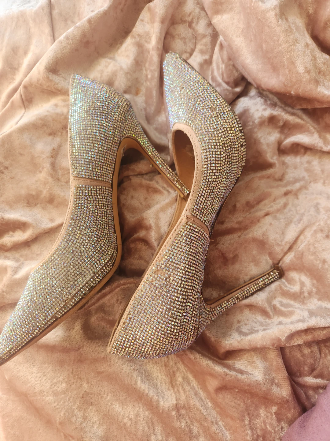 Sparkly Embellished Stiletto Heels Size 10 - photo 2