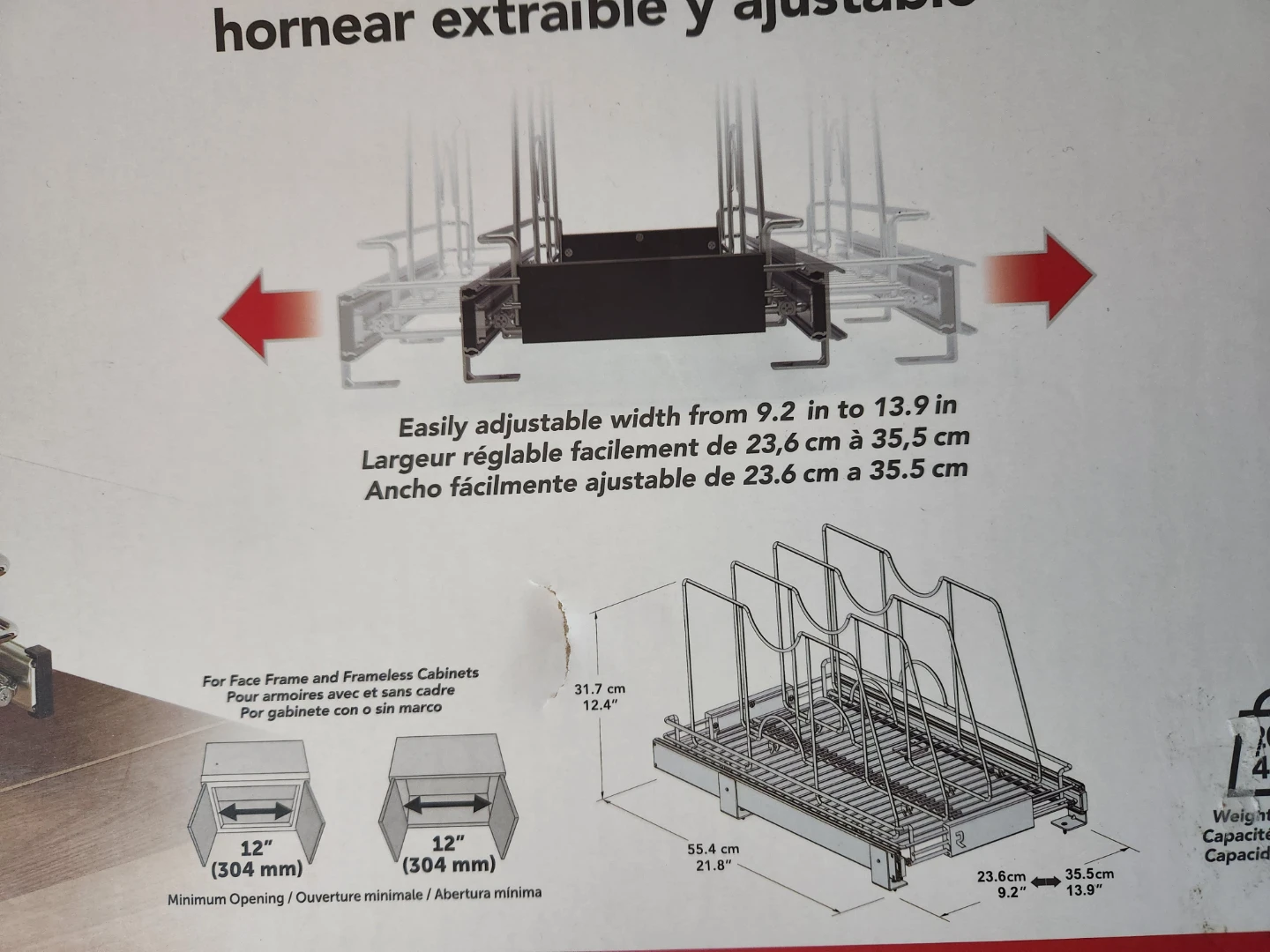 Richelieu Adjustable Pull-Out Pan Divider - photo 3