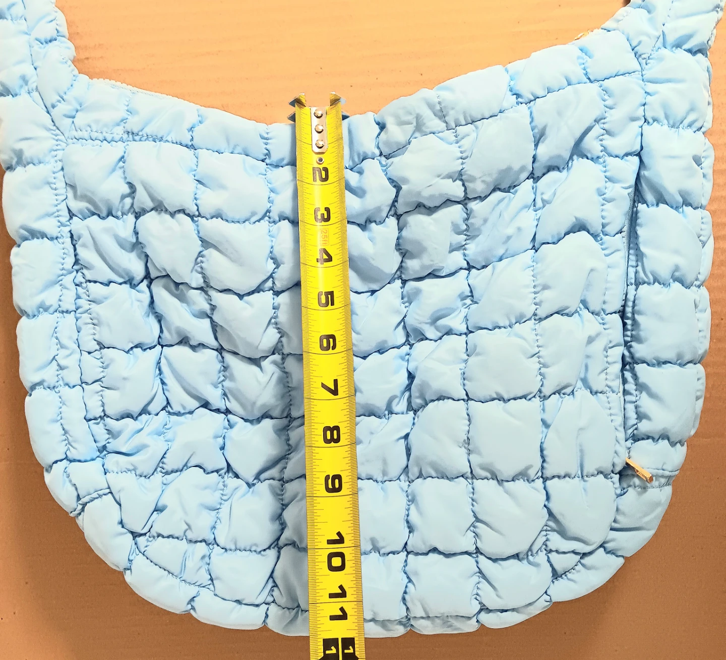 👜Light/Baby Blue Quilted Bag 15" x 11"👜 - photo 5