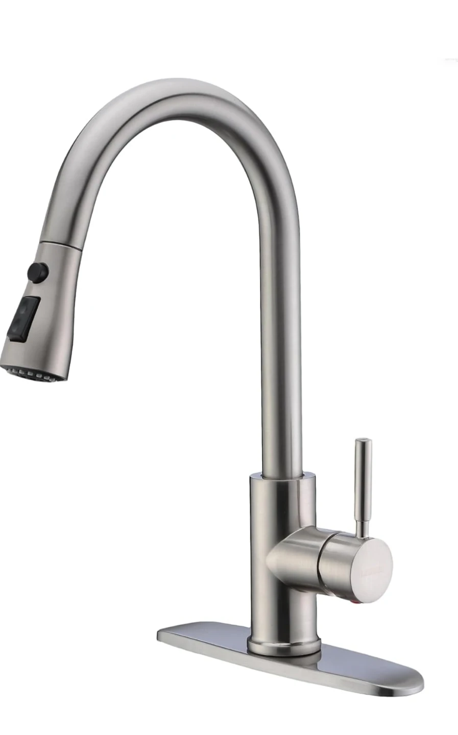 Brushed Nickel Pull-Down Kitchen Faucet